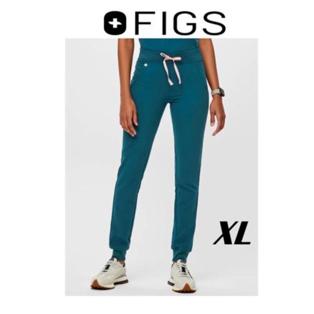 WOMEN’S ZAMORA 2.0 JOGGER SCRUB PANTS LIMITED EDITION COLOR CARRIBEAN BLUE IN XL